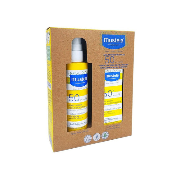 Mustela Pack SPF 50 Spray Solar 200mL + Leche Solar 40mL